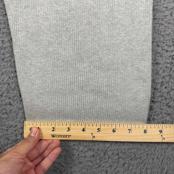 YoungLA Knitted Joggers Mens M Gray Drawstring Baggy Open Hem Relaxed Taper #255 - Picture 9 of 10